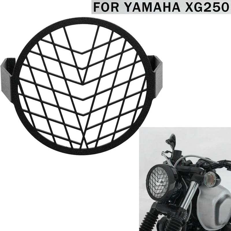 4 Inch Front Motorcycle Headlight Mesh Grill Mask Retro head light lamp Cover Protector Guard for Yamaha XG250 XG 250
4 Inch Front Motorcycle Headlight Mesh Grill Mask Retro head light lamp Cover Protector Guard for Yamaha XG250 XG 250