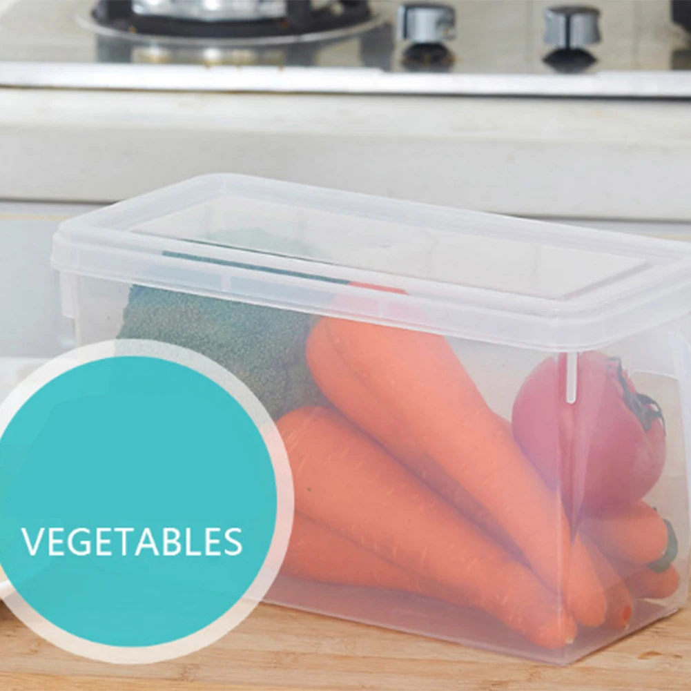 Refrigerator Food Storage Box Kitchen Drawer Type Transparent Sealed Box Tank Plastic Separate Vegetable Fruit Fresh Box Big ml
Refrigerator Food Storage Box Kitchen Drawer Type Transparent Sealed Box Tank Plastic Separate Vegetable Fruit Fresh Box Big ml