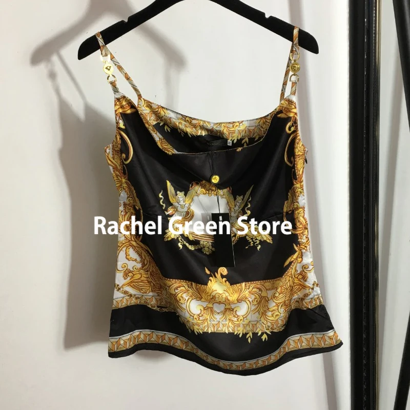 Luxury Designer 2021 New fashion TANK TOP Women CLOTHES New BRANDED Vintage Printed Top Tops Tees Tanks Camis BOHO sexy blouse
Luxury Designer 2021 New fashion TANK TOP Women CLOTHES New BRANDED Vintage Printed Top Tops Tees Tanks Camis BOHO sexy blouse