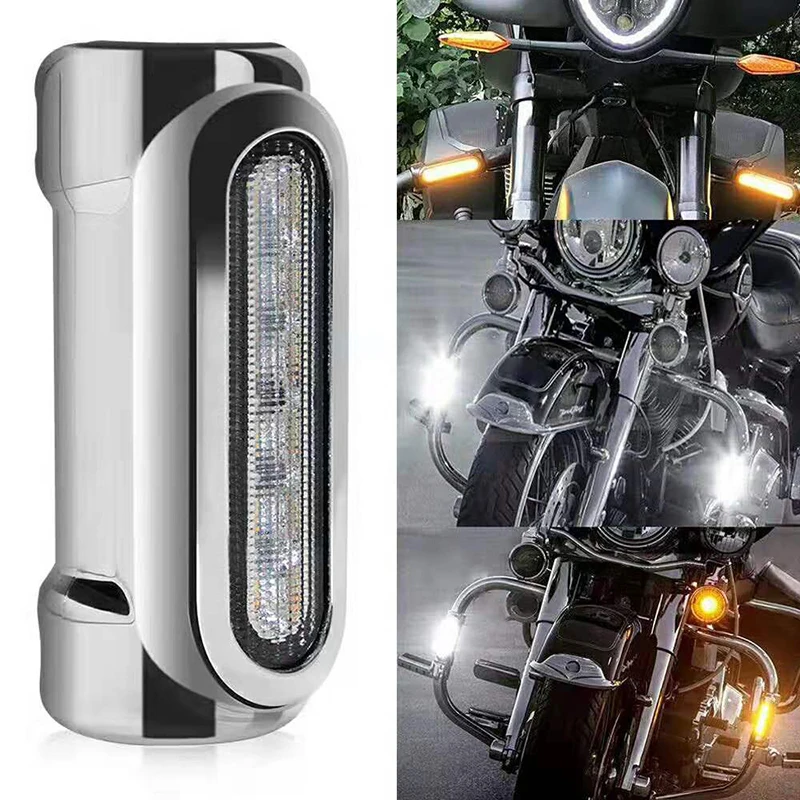 1.25 Motorcycle Road Bar Lamp LED Turn Signal Light DRL Aluminum Alloy Motocross Scooters Cafe Racer Switchback White Light
1.25 Motorcycle Road Bar Lamp LED Turn Signal Light DRL Aluminum Alloy Motocross Scooters Cafe Racer Switchback White Light