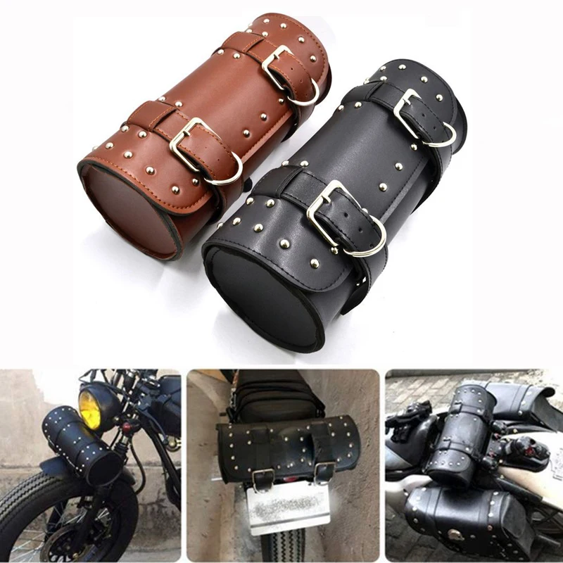 Universal Motorcycle Tool Storage Bag PU Leather Tool Tail Bag Front Fork Roll Saddle Luggage Bag Waterproof Bicycle Accessories
Universal Motorcycle Tool Storage Bag PU Leather Tool Tail Bag Front Fork Roll Saddle Luggage Bag Waterproof Bicycle Accessories