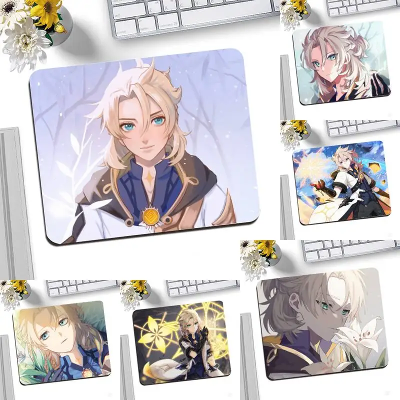 Genshin Impact Albedo Customized laptop Gaming mouse pad Desktop Mousepad Gaming Small Mouse Pad 25X20CM Keyboard Mat
Genshin Impact Albedo Customized laptop Gaming mouse pad Desktop Mousepad Gaming Small Mouse Pad 25X20CM Keyboard Mat
