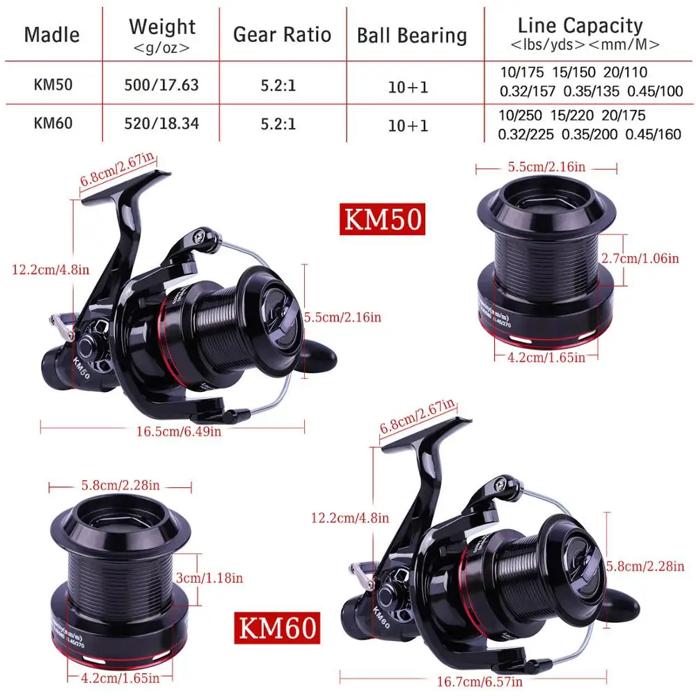 Sougayilang 5000 6000 Series Carp Fishing Reel CNC Metal Spool Double Brake Spinning Reel for Freshwater Sea Boat Fishing
Sougayilang 5000 6000 Series Carp Fishing Reel CNC Metal Spool Double Brake Spinning Reel for Freshwater Sea Boat Fishing