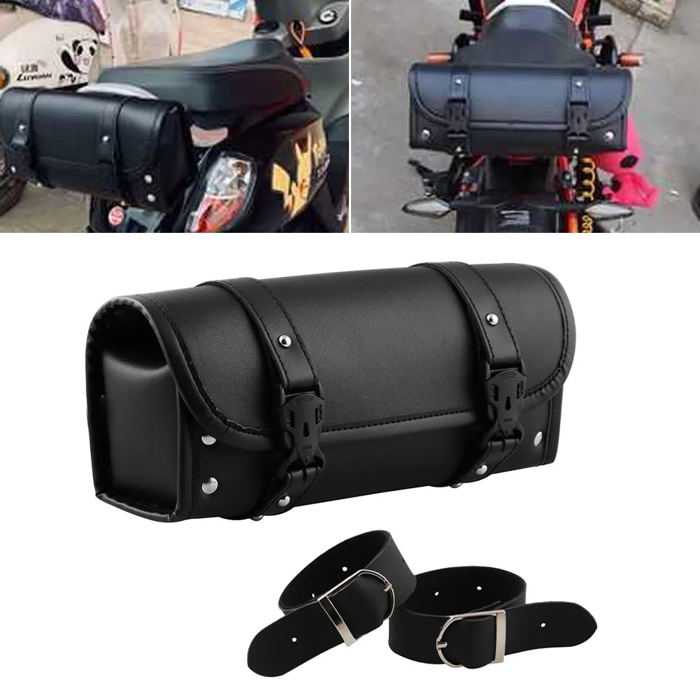 Motorcycle Bag Saddle bag PU Leather Front Fork Tail Handlebar Tool Bags with Adjustable Straps Waterproof
Motorcycle Bag Saddle bag PU Leather Front Fork Tail Handlebar Tool Bags with Adjustable Straps Waterproof