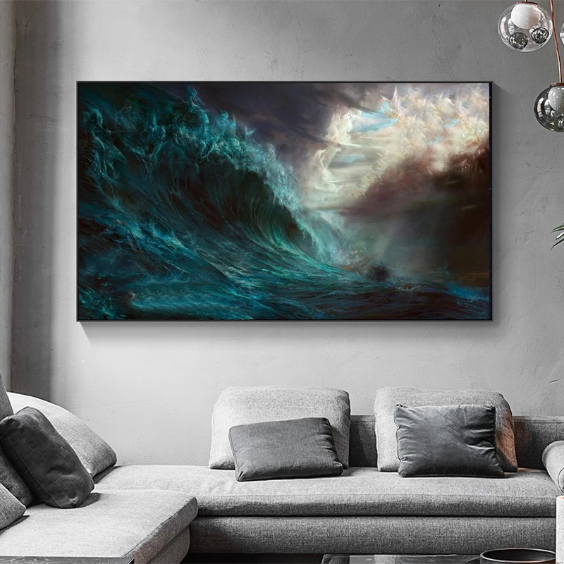 Ocean Wave Landscapes Canvas Painting Seascape Nordic Posters and Prints Wall Art Pictures Home Living Room Decoration
Ocean Wave Landscapes Canvas Painting Seascape Nordic Posters and Prints Wall Art Pictures Home Living Room Decoration