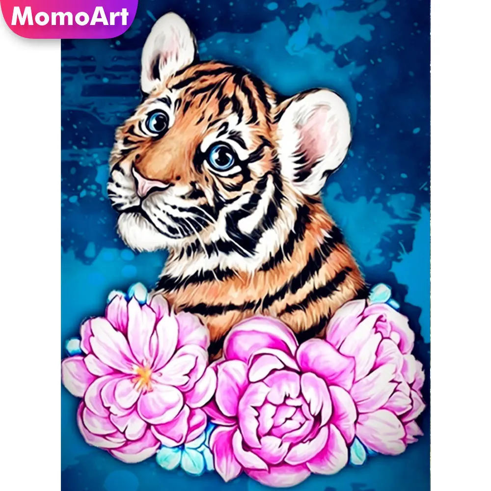 Momoart 5D Diamond Painting Tiger Flower Diamond Embroidery New Arrivals Cross Stitch Rhinestone Picture Full Square Wall Art
Momoart 5D Diamond Painting Tiger Flower Diamond Embroidery New Arrivals Cross Stitch Rhinestone Picture Full Square Wall Art