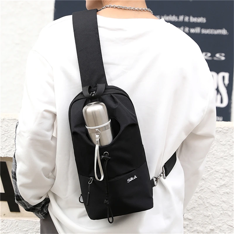 Men One Shoulder Backpack Women Sling Bag Crossbody USB Boys Cycling Sports Travel Versatile Fashion Bag Student School Oxford
Men One Shoulder Backpack Women Sling Bag Crossbody USB Boys Cycling Sports Travel Versatile Fashion Bag Student School Oxford