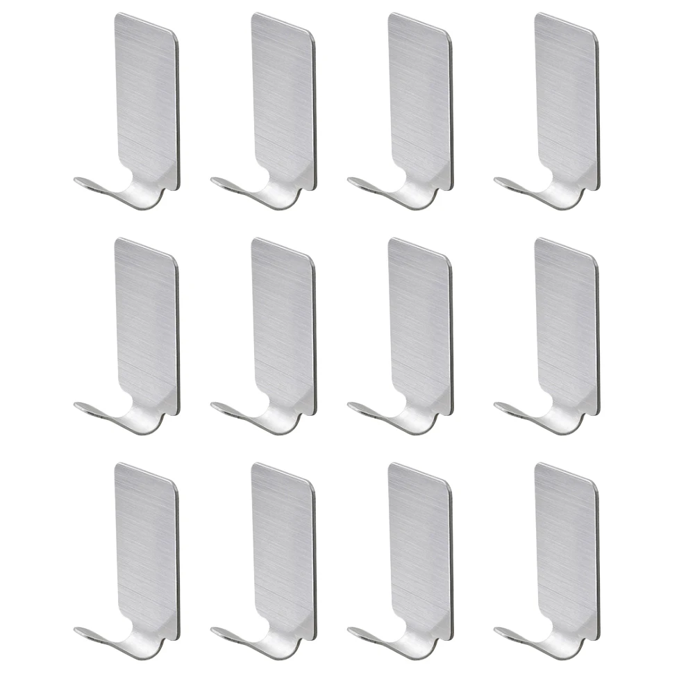 16PCS Adhesive Hook Hanging Sticky Stainless Steel Wall Hook Self Adhesive Kitchen Home Bathroom Key Bag Hanger Storage Holder
16PCS Adhesive Hook Hanging Sticky Stainless Steel Wall Hook Self Adhesive Kitchen Home Bathroom Key Bag Hanger Storage Holder