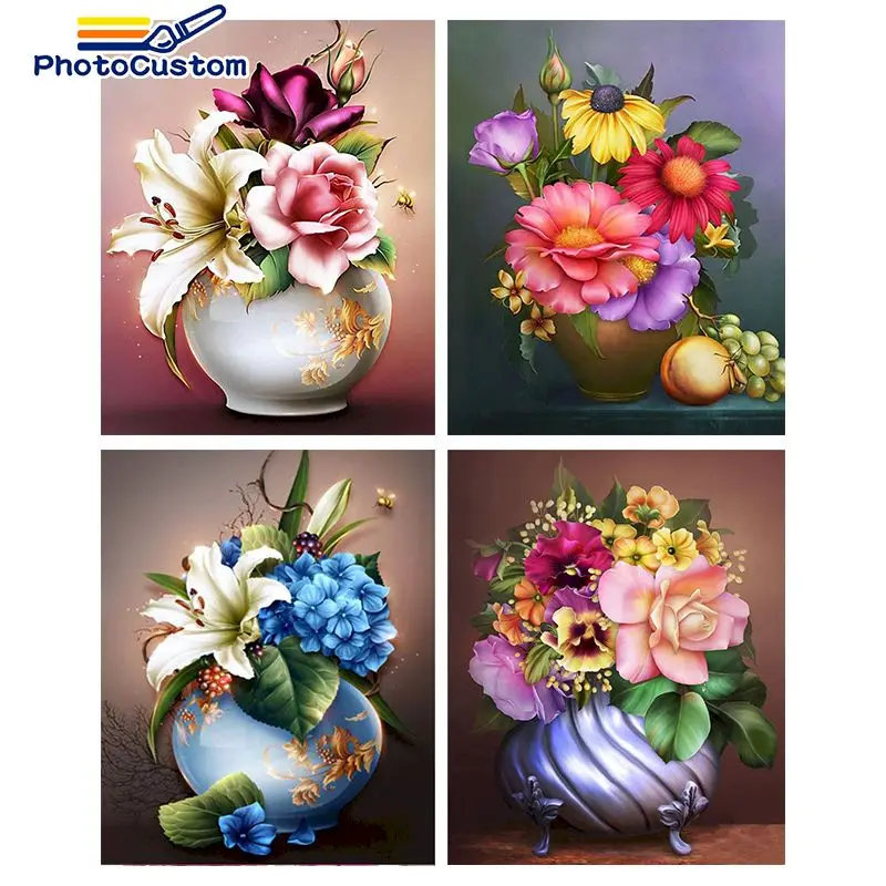 PhotoCustom Acrylic 40x50cm Paint By Number Vase Flowers DIY Drawing Wall Art Paints by numbers Home Modern Wall Art
PhotoCustom Acrylic 40x50cm Paint By Number Vase Flowers DIY Drawing Wall Art Paints by numbers Home Modern Wall Art