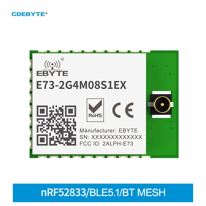 Беспроводной аудиомодуль Zigbee SMD 2,4, E73-2G4M08S1EX ГГц, nRF52833, Bluetooth Mesh, 120 м, SOC IPEX, антенна iBeacon, IoT DIY
Беспроводной аудиомодуль Zigbee SMD 2,4, E73-2G4M08S1EX ГГц, nRF52833, Bluetooth Mesh, 120 м, SOC IPEX, антенна iBeacon, IoT DIY