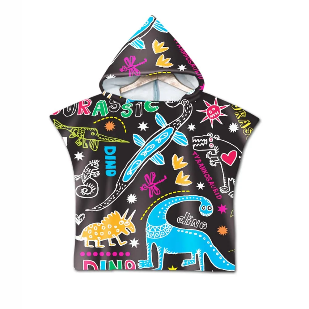Cartoon Dinosaur Printed Microfiber Hooded Beach Towel for Adults Quick Dry Swimming Pool Kids Bath Towel with Cloak Bathrob
Cartoon Dinosaur Printed Microfiber Hooded Beach Towel for Adults Quick Dry Swimming Pool Kids Bath Towel with Cloak Bathrob