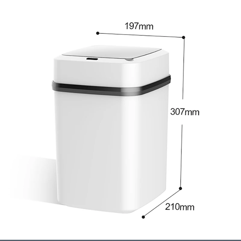 12L Smart Induction Trash Can Wireless Sensor Automatic Trash Bin Home intelligent Electric garbage for Kitchen Bathroom
12L Smart Induction Trash Can Wireless Sensor Automatic Trash Bin Home intelligent Electric garbage for Kitchen Bathroom