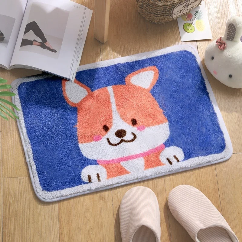 Cartoon Cute Akita Dog Cat Rabbit Pig Bear Printing Carpet Soft Plush Lamb Velvet Floor Mat Absorbent Non-slip Entrance Foot Pad
Cartoon Cute Akita Dog Cat Rabbit Pig Bear Printing Carpet Soft Plush Lamb Velvet Floor Mat Absorbent Non-slip Entrance Foot Pad