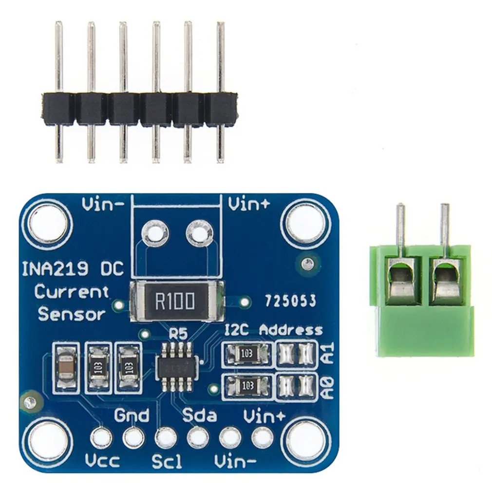 INA219 Bi-directional DC Current Power Supply Sensor SOT23 Breakout Module DIY 3V-5V IIC I2C Power Monitoring Sensor Module
INA219 Bi-directional DC Current Power Supply Sensor SOT23 Breakout Module DIY 3V-5V IIC I2C Power Monitoring Sensor Module