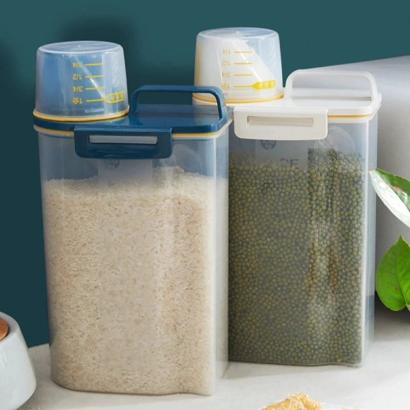 Home Food Storage Rice Bucket Kitchen Plastic Grains Insect-Proof Storage Box Sealed Moisture-Proof Storage Tank Organizer
Home Food Storage Rice Bucket Kitchen Plastic Grains Insect-Proof Storage Box Sealed Moisture-Proof Storage Tank Organizer