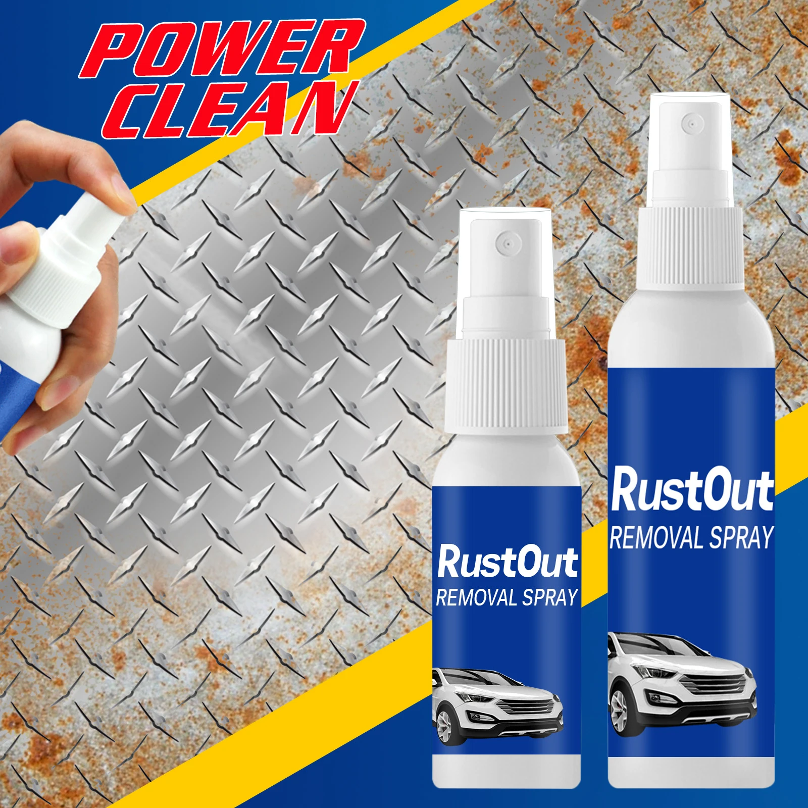 Car Rust Remover Multi-purpose Rust Removal Spray Inhibitor Derusting Spray Car Maintenance Tool Car Accessories Fast delivery
Car Rust Remover Multi-purpose Rust Removal Spray Inhibitor Derusting Spray Car Maintenance Tool Car Accessories Fast delivery