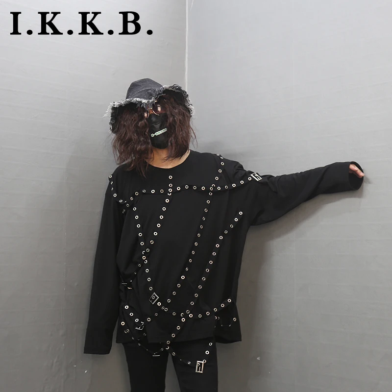 Loose punk style Liuding irregular decoration T-shirt dark small fashion men's bottoming shirt t spring and autumn round neck ba
Loose punk style Liuding irregular decoration T-shirt dark small fashion men's bottoming shirt t spring and autumn round neck ba