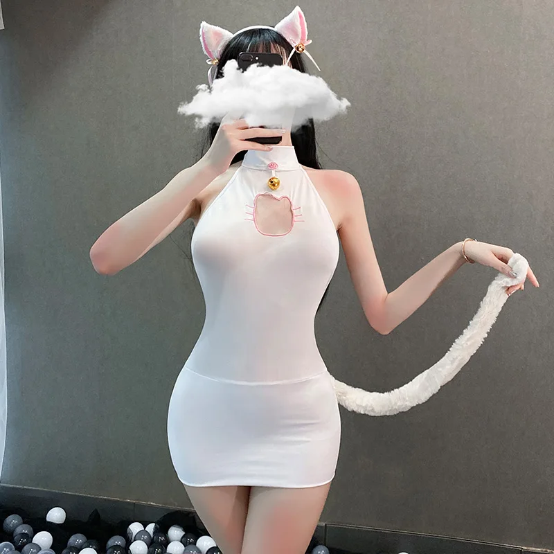 Japanese Sexy Cat Costume for Women Girls White Black Roleplay Stripper Clothes Erotic Anime Lingerie Cosplay Outfit Bunny Suit
Japanese Sexy Cat Costume for Women Girls White Black Roleplay Stripper Clothes Erotic Anime Lingerie Cosplay Outfit Bunny Suit