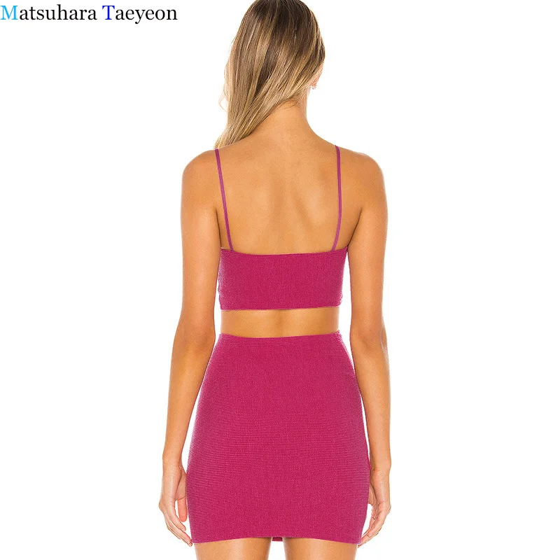 Fashion Women Solid 2 Piece Skirt with Exposed Navel and Snap Ring CropTop Shoulder Tank Summer Two Piece Set Sexy Mini Skirt
Fashion Women Solid 2 Piece Skirt with Exposed Navel and Snap Ring CropTop Shoulder Tank Summer Two Piece Set Sexy Mini Skirt