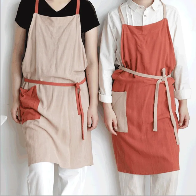 Wipe Hands Japanese Style Apron Canvas Kitchen Pocket Hit Color Pinafore Retro Delantal Cocina Household Merchandises EF50AC
Wipe Hands Japanese Style Apron Canvas Kitchen Pocket Hit Color Pinafore Retro Delantal Cocina Household Merchandises EF50AC