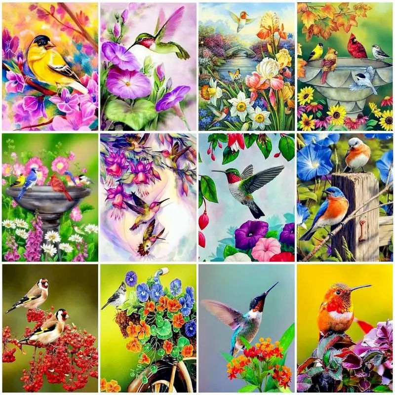60x75cm Frame DIY Oil Painting By Number Flower Bird Animals HandPainted Art Pictures Acrylic Color For Adults Kits Home Decor
60x75cm Frame DIY Oil Painting By Number Flower Bird Animals HandPainted Art Pictures Acrylic Color For Adults Kits Home Decor
