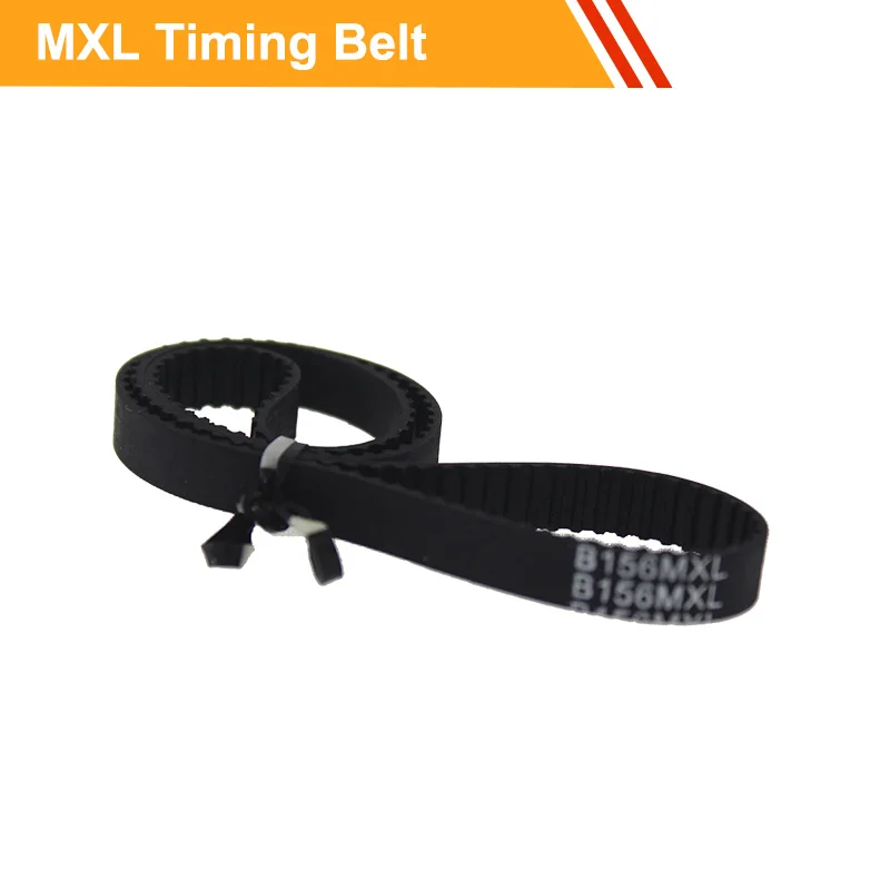 

MXL Type Closed loop Transmission Belt Length 121/122/123/128/129/130MXL Rubber Drive Belt 6/10mm Belt Width Tooth Belt