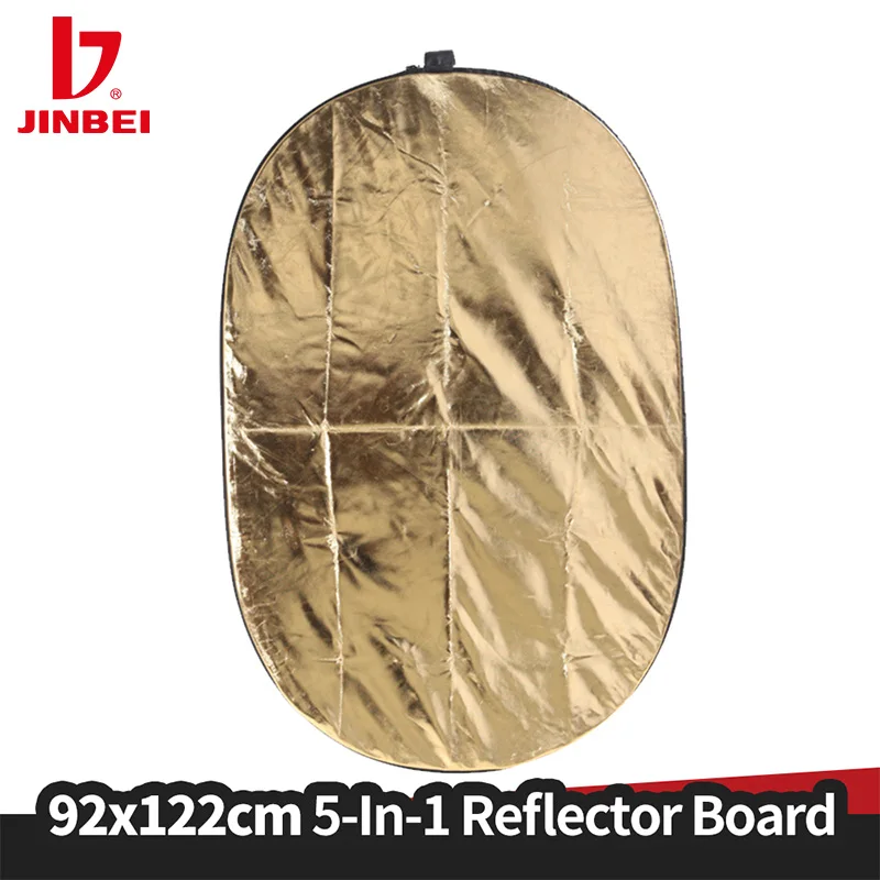 JINBEI 92x122cm 5 in 1 Portable Collapsible Light Oval Photography Reflector for Studio Multi Photo Outdoor Studio Reflector
JINBEI 92x122cm 5 in 1 Portable Collapsible Light Oval Photography Reflector for Studio Multi Photo Outdoor Studio Reflector