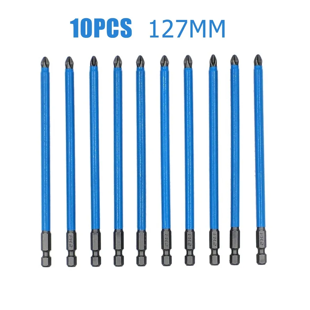 10pcs 127 Mm Cross Non-slip Drill Bits Batch Head PH2 Screwdriver Set S2 Strong Magnetic Wind Batch Head Screwdriver Head Bits
10pcs 127 Mm Cross Non-slip Drill Bits Batch Head PH2 Screwdriver Set S2 Strong Magnetic Wind Batch Head Screwdriver Head Bits