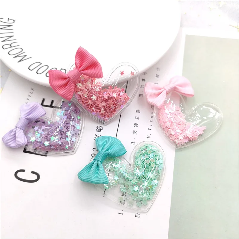 10Pcs/lot Bling Transparent heart Filling Sequin Appliques for DIY Headwear Hair Clips Bow Accessories Patches
10Pcs/lot Bling Transparent heart Filling Sequin Appliques for DIY Headwear Hair Clips Bow Accessories Patches
