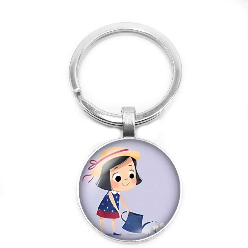 2020 new cartoon girl key ring anime peripheral key ring 25mm glass cabochon key ring children's jewelry gift jewelry
2020 new cartoon girl key ring anime peripheral key ring 25mm glass cabochon key ring children's jewelry gift jewelry