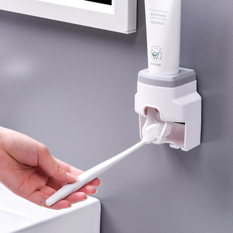 Toothbrush Holder Set Wall Mount Automatic Toothpaste Dispenser Bathroom Accessories Waterproof Squeezer
Toothbrush Holder Set Wall Mount Automatic Toothpaste Dispenser Bathroom Accessories Waterproof Squeezer