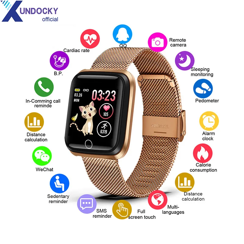 Smart Watch Women Sports Smart Bracelet IP67 Waterproof Watch Pedometer Heart Rate Monitor LED Color Screen for Android IOS
Smart Watch Women Sports Smart Bracelet IP67 Waterproof Watch Pedometer Heart Rate Monitor LED Color Screen for Android IOS