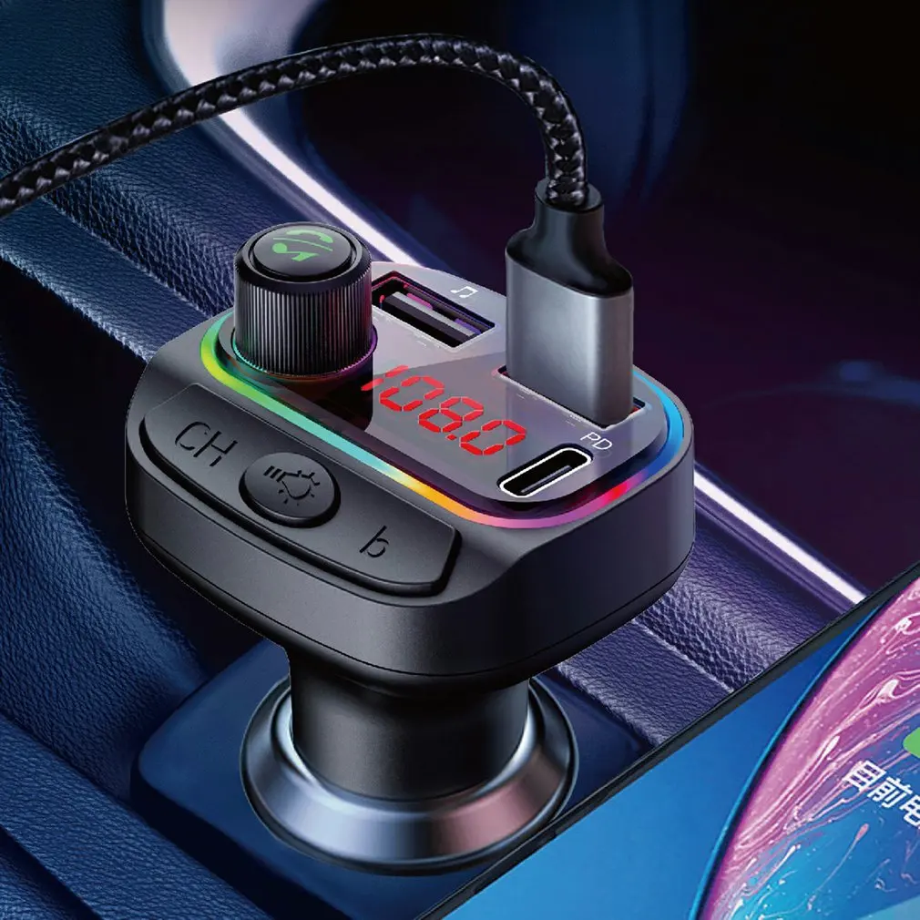 Handsfree U Disk Music Play Wireless 5.0 FM Transmitter, Fast Charger, USB QC3.0 3.1A One Key Bass Bluetooth Car charger
Handsfree U Disk Music Play Wireless 5.0 FM Transmitter, Fast Charger, USB QC3.0 3.1A One Key Bass Bluetooth Car charger
