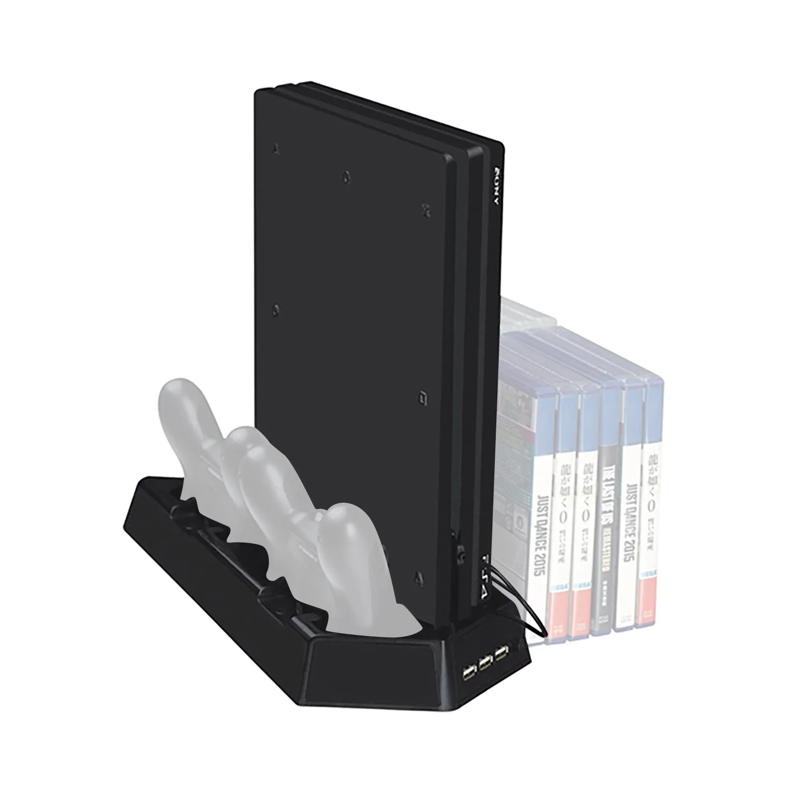 Three-In-One Multi-Function Fan Cooling Base Bracket For PS4 / For PS4SLIM Game Accessories Stand Holder