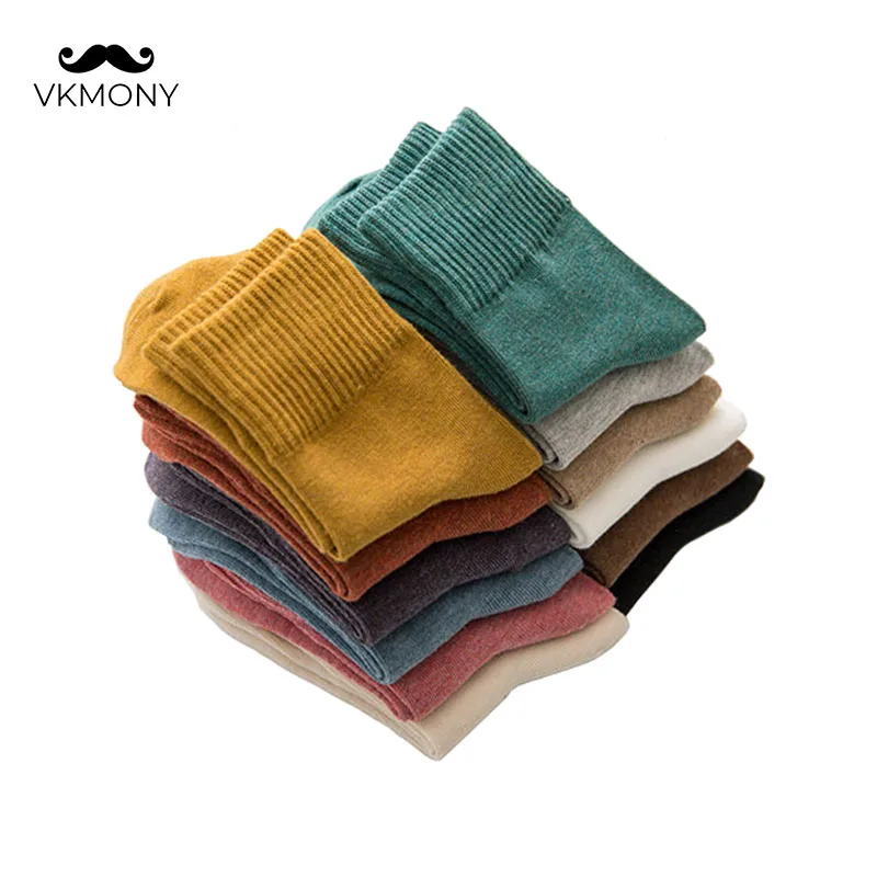Women winter socks cotton colorful high socks rib woman socks girl autumn warm socks 3pairs/lot VKMONY
Women winter socks cotton colorful high socks rib woman socks girl autumn warm socks 3pairs/lot VKMONY