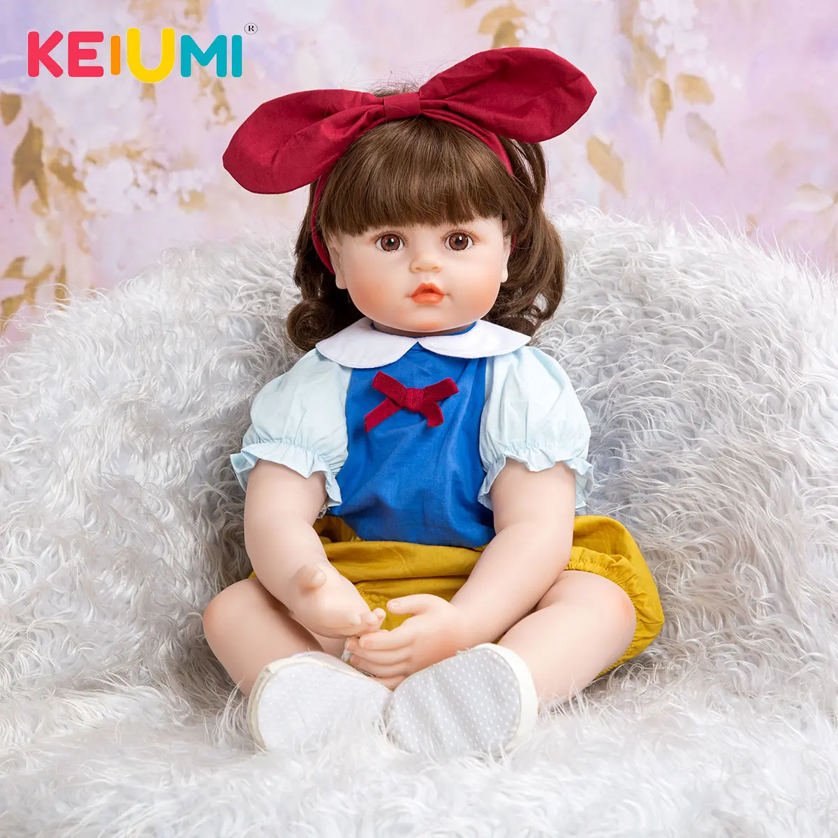 KEIUMI 24 Inch Princess Reborn Baby Doll Cloth Body Stuffed Cute Lifelike Boneca Bebe Reborns Toys For Children Birthday Gift
KEIUMI 24 Inch Princess Reborn Baby Doll Cloth Body Stuffed Cute Lifelike Boneca Bebe Reborns Toys For Children Birthday Gift