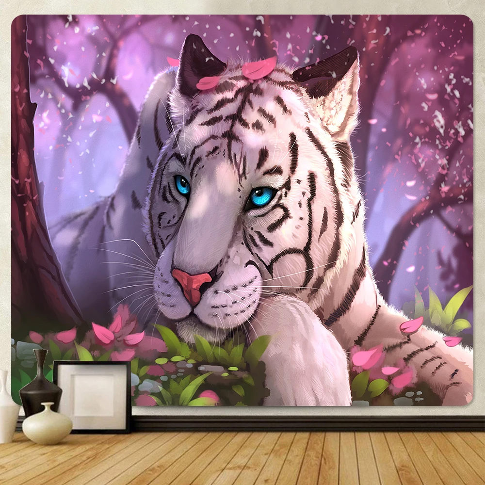 Tiger Animal Psychedelic Scene Home Decoration Art Big Tapestry Bohemian Decoration Sheets Hippie Tapestry Sofa Blanket
Tiger Animal Psychedelic Scene Home Decoration Art Big Tapestry Bohemian Decoration Sheets Hippie Tapestry Sofa Blanket
