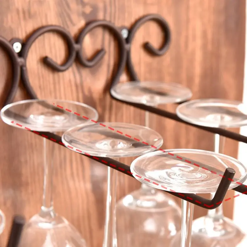 Unilateral Side Single Row Hanging Wine Glass Holder Inverted Shelf Under Mount 69HF
Unilateral Side Single Row Hanging Wine Glass Holder Inverted Shelf Under Mount 69HF