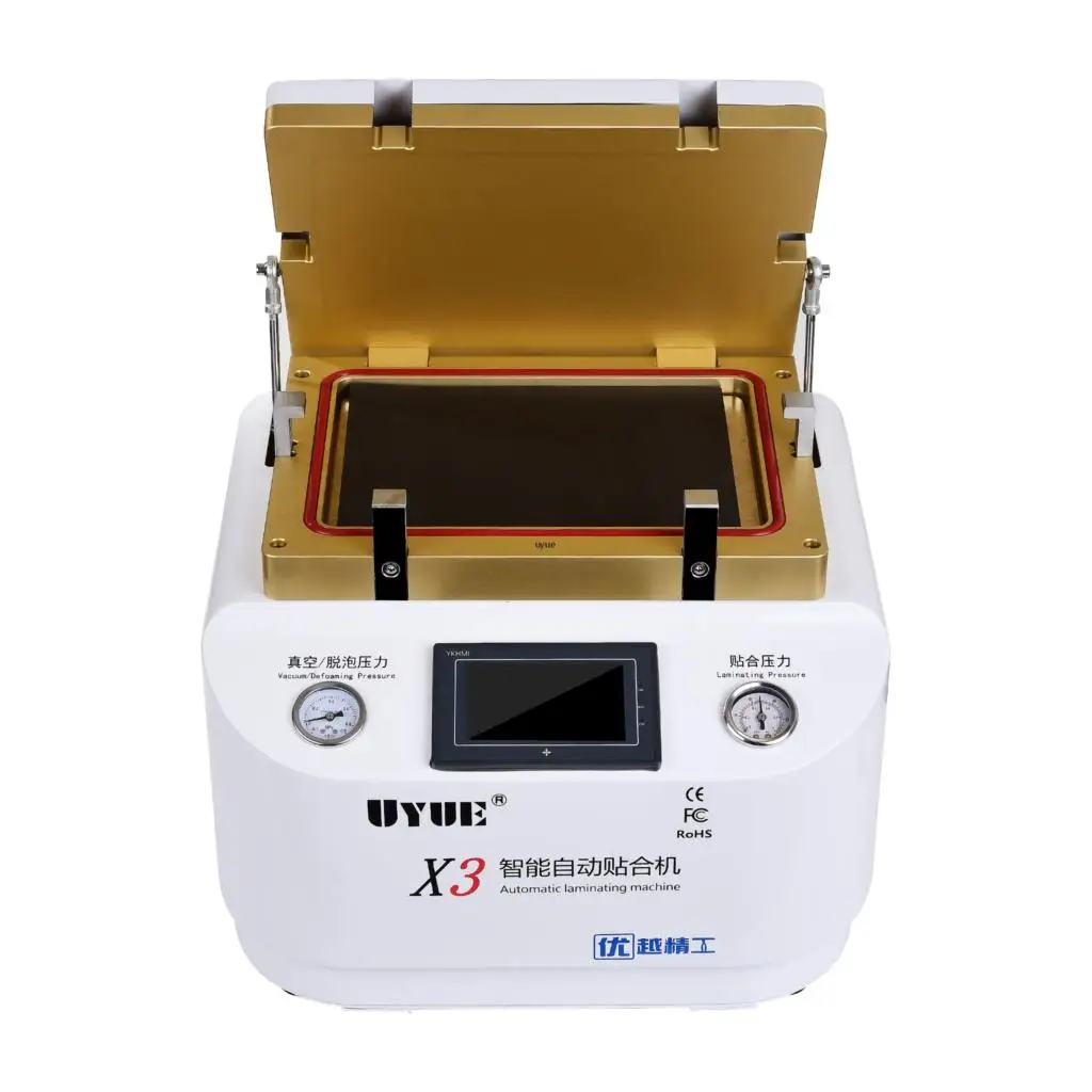Automatic Laminator Machine for LCD Refurbish OCA Vacuum Laminating Machine Screen Repair Mobile Repair 12 Inch UYUE X3
Automatic Laminator Machine for LCD Refurbish OCA Vacuum Laminating Machine Screen Repair Mobile Repair 12 Inch UYUE X3