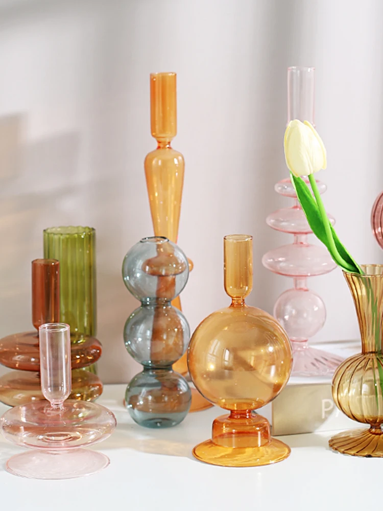 New Nordic Creative Glass Candle Holder Clear Flower Vase Home Party Decoration Wedding Table Ornament Desktop Taper Candlestick
New Nordic Creative Glass Candle Holder Clear Flower Vase Home Party Decoration Wedding Table Ornament Desktop Taper Candlestick
