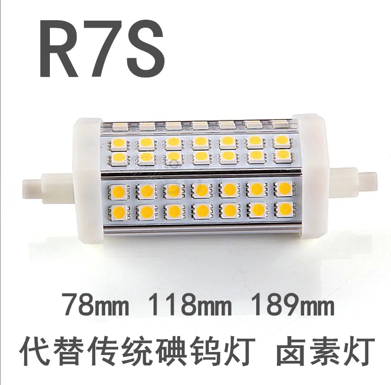 

6pcs/lot 85-265v 7w 9W 10w 12w 15w R7S led bulbs smd 5050 LED corn light floodlight chip warm/cool white free shipping