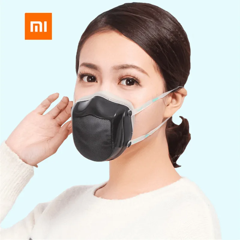 Xiaomi Q5S usb электрические маски-ABS Экологически чистый пластик Силиконовый Фильтр