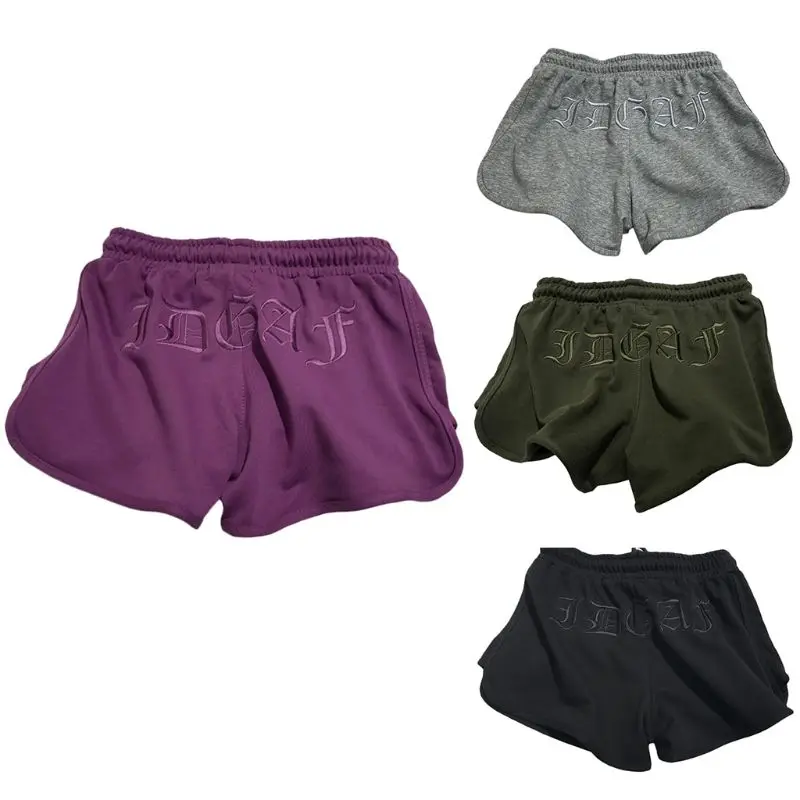 Women Sports High Waist Shorts Letters Embroidered Wide Leg Skinny Hot Pants Drawstring Workout Yoga Lounge Streetwear
Women Sports High Waist Shorts Letters Embroidered Wide Leg Skinny Hot Pants Drawstring Workout Yoga Lounge Streetwear