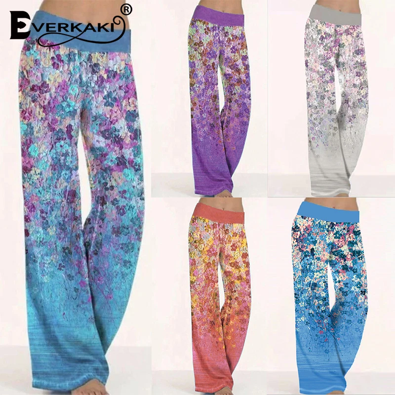 Everkaki Boho Floral Print Long Pants Elastic Waist Loose Summer Vacation Plus Size Bottom Vintage Ethnic Straight Pants 2021
Everkaki Boho Floral Print Long Pants Elastic Waist Loose Summer Vacation Plus Size Bottom Vintage Ethnic Straight Pants 2021