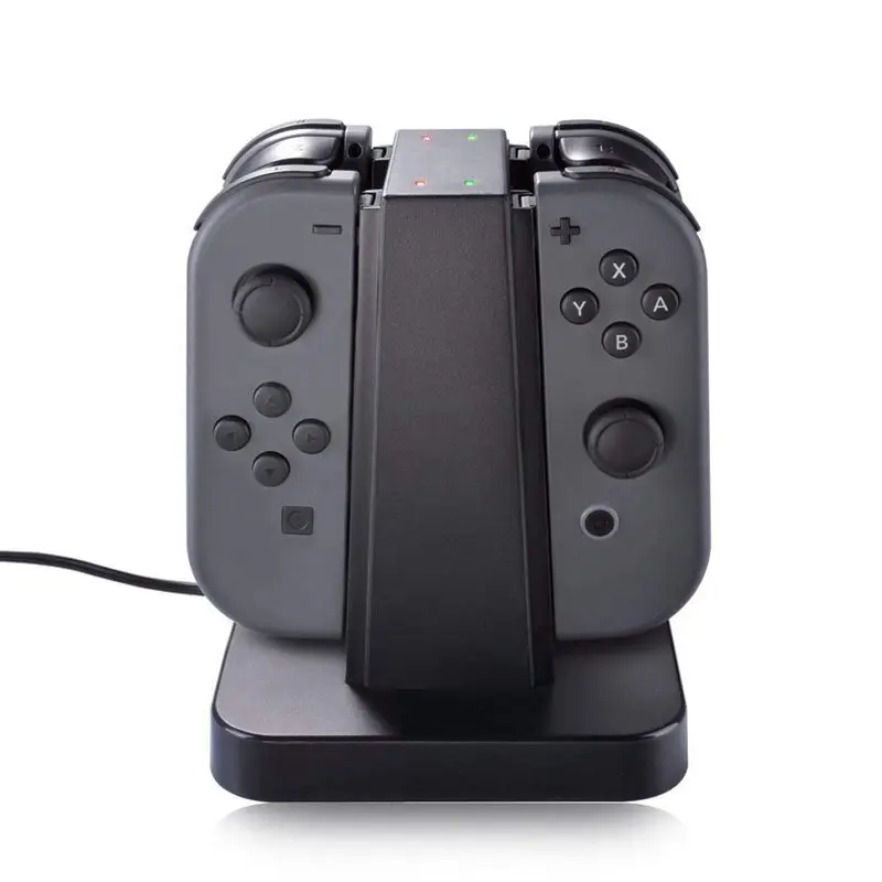4 in 1 USB Charger Station for Nintendo Switch Joy-con Charging Dock with LED Indicator | Электроника
