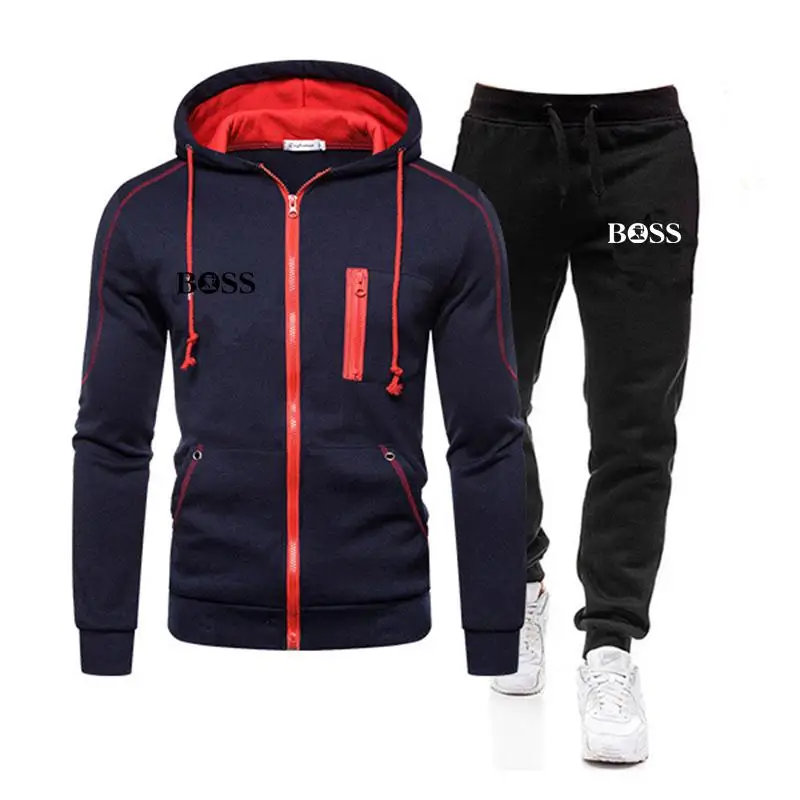 Men Casual Sets 2020 Winter New Brand Splice Jogger Tracksuit Zipper Hoodies+Pants 2PC Sets Men's Sportswear Sport Suit Clothing
Men Casual Sets 2020 Winter New Brand Splice Jogger Tracksuit Zipper Hoodies+Pants 2PC Sets Men's Sportswear Sport Suit Clothing