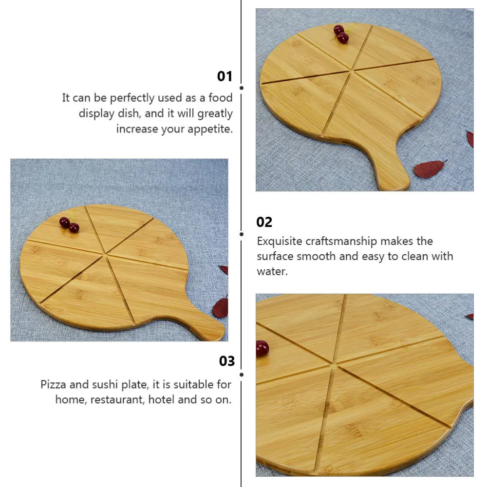 1Pc Wooden Pizza Sushi Tray Restaurant Steak Plate Home Food Holder Random Color
1Pc Wooden Pizza Sushi Tray Restaurant Steak Plate Home Food Holder Random Color