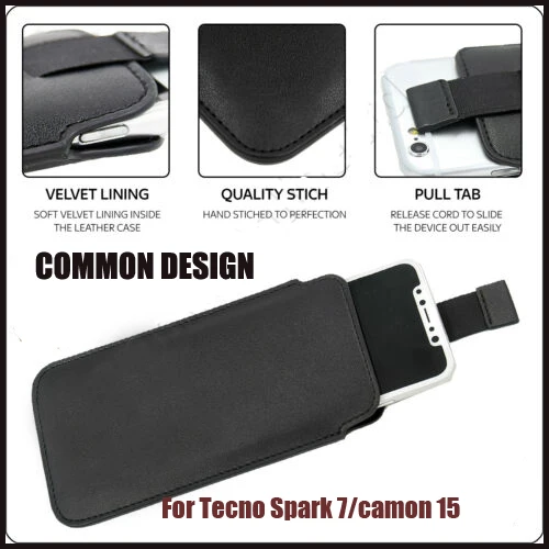 Casteel PU Leather Case For Tecno spark 7 camon 15 pro air premier Pull Tab Sleeve Pouch Case Cover
Casteel PU Leather Case For Tecno spark 7 camon 15 pro air premier Pull Tab Sleeve Pouch Case Cover