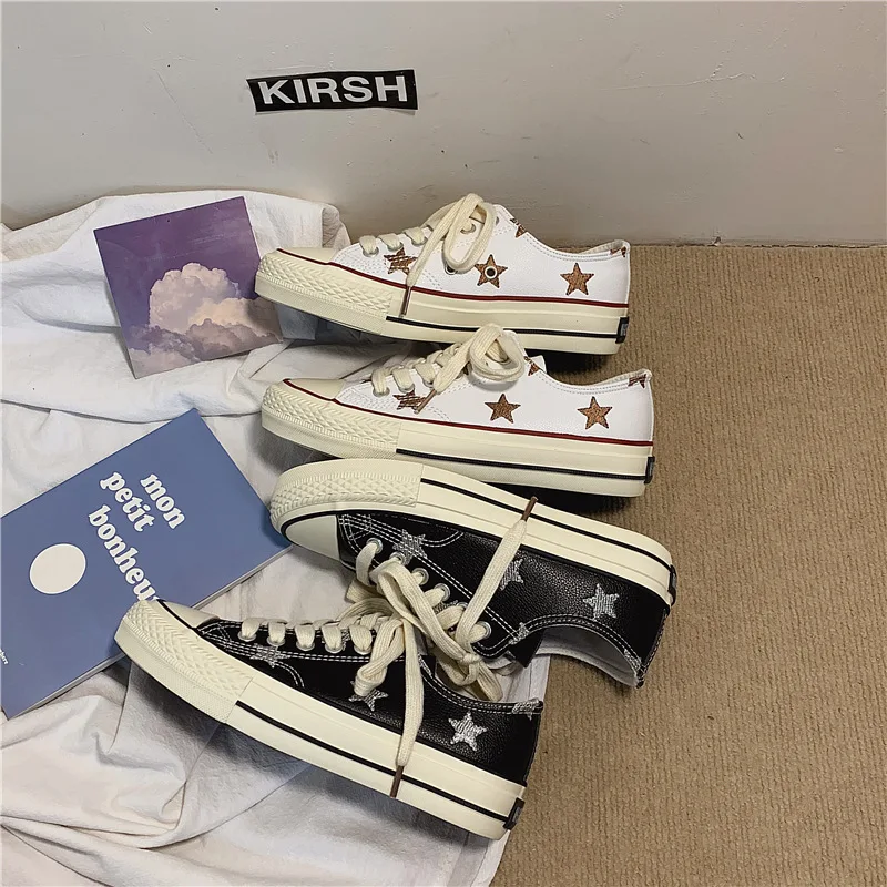 Women's Canvas Shoes Spring 2021 New Low-Top Flats Student Microfiber Sports Leisure Xingx White Shoes Women's Shoes
Women's Canvas Shoes Spring 2021 New Low-Top Flats Student Microfiber Sports Leisure Xingx White Shoes Women's Shoes