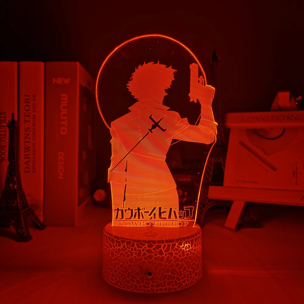 Anime Cowboy Bebop Spike Led Light for Bedroom Decor Night Light Kids Children Birthday Gift Manga Cowboy Bebop 3d Lamp Bedside
Anime Cowboy Bebop Spike Led Light for Bedroom Decor Night Light Kids Children Birthday Gift Manga Cowboy Bebop 3d Lamp Bedside